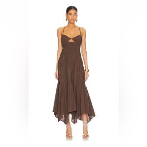 New with tags sndys Thalia dress in chocolate